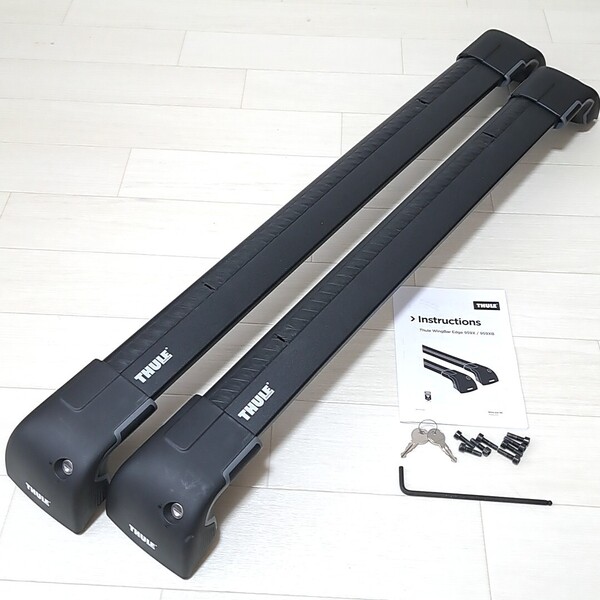 THULE/スーリー WingBar Edge Black/ウィングバーエッジ ブラック TH9594B/9594B ベースキャリア ダイレクトルーフ付車用