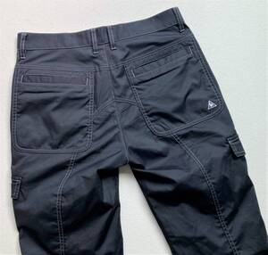 USED品◆le coq sportif◆ルコック◆カーゴパンツ◆76◆ブラック