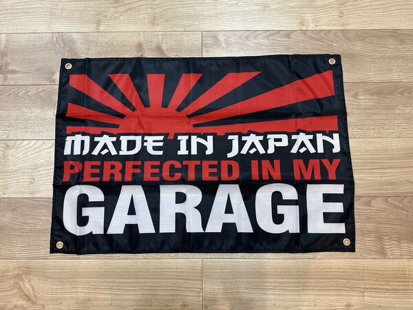 約60x90cm 特大フラッグ バナー タペストリー 旗 ガレージ装飾 アメリカン アメ車 ホットロッド JDM USDM 旧車 壁紙装飾 シビック ホンダ