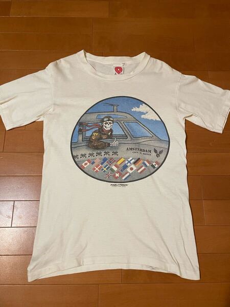 激レア 90s『POWEL PERALTA』VINTAGEプリントT-SH パウエルペラルタ スケートT ストリート スケボー ヴィンテージ 古着 アメカジ