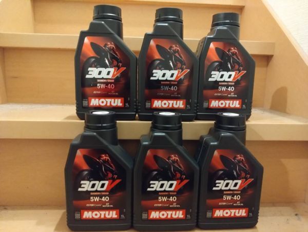 MOTUL モチュール 300V ファクトリーライン ロード レーシング 5W40 1L 6缶 6本 FACTORY LINE ROAD RACING 正規品