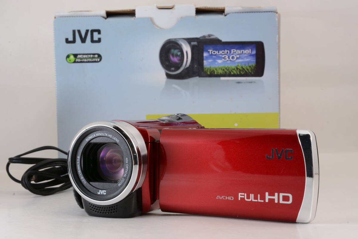 概ね美品 JVC Victor Everio GZ-HM390-R b34a49 Yahoo!オークション -「jvc gz-hm390」の落札相場・落札価格