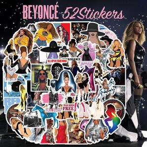 Beyonce ビヨンセ ステッカー 52枚セット PVC 防水 シール 歌手 シンガーソングライター アーティスト ミュージシャン