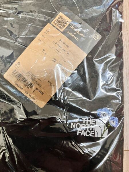新品 ノースフェイス 半袖Tシャツ フラワーロゴ ブラック L