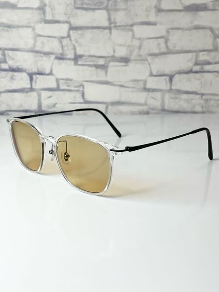 OWNDAYS AIR FIT AF2001W-9A オンデーズ ウェリントン型 クリア 眼鏡 良品