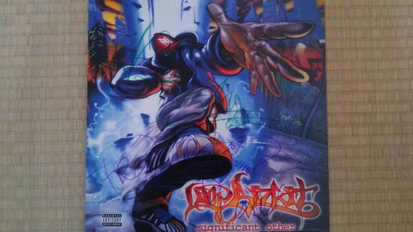 ■リンプ・ビズキット LIMP BIZKIT 直筆サイン入りレコード Significant Other Fred Durst Wes Borland Sam DJ Lethal Signed Red Vinyl■