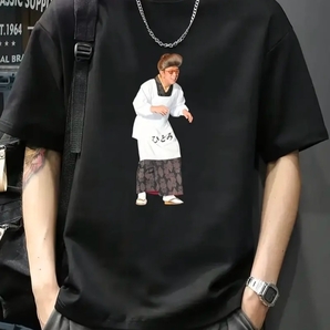 ひとみばあさん Tシャツ 黒 L 志村けん