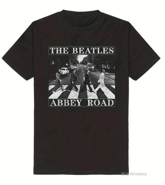 THE BEATLES ABBEY ROAD Tシャツ ブラック L
