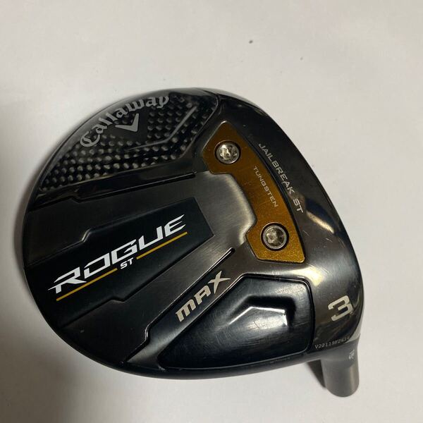 送料無料 程度良好 人気モデル Callaway キャロウェイ ROGUE ローグST MAX 3W (15°) フェアウェイウッド ヘッド単品