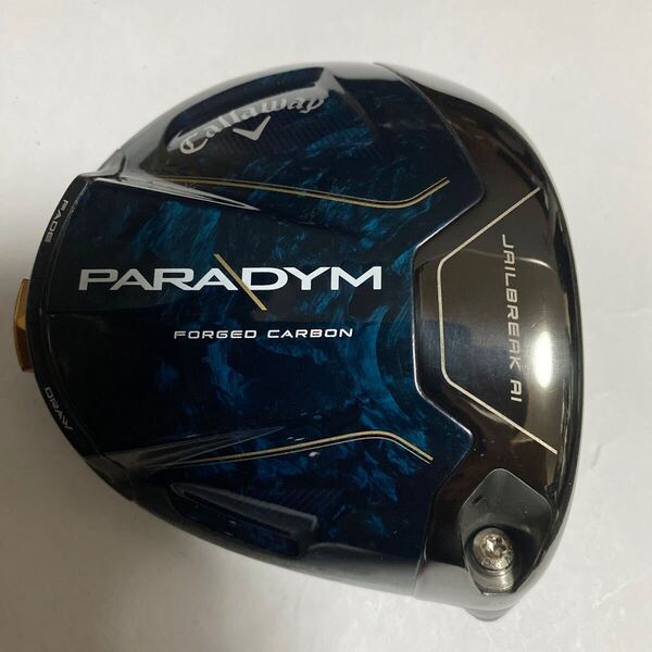 名器 Callaway キャロウェイ パラダイム PARADYM 9.0° 9度 DR 1W ドライバー ヘッド単品 エリート Aiスモーク 前モデル