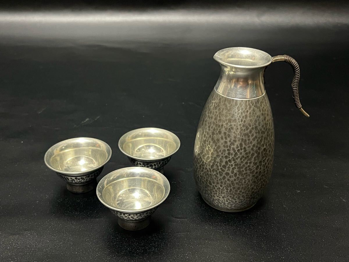 酒器 本錫製 骨董品 時代物 Yahoo!オークション -「錫 酒器」(アンティーク、コレクション