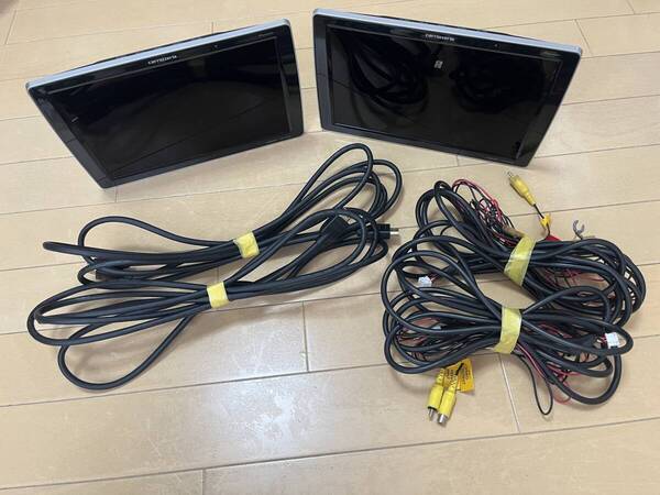 カロッツェリア Carrozzeria パイオニア 10.1V型ワイドXGAモニター TVM-PW1000 2台セット TVM-PW1000T HDMI