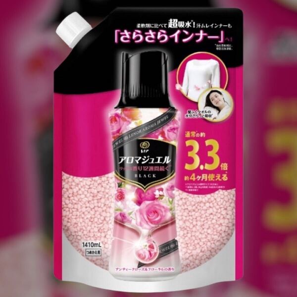 レノア アロマジュエル アンティークローズ&フローラルの香り1410 ml