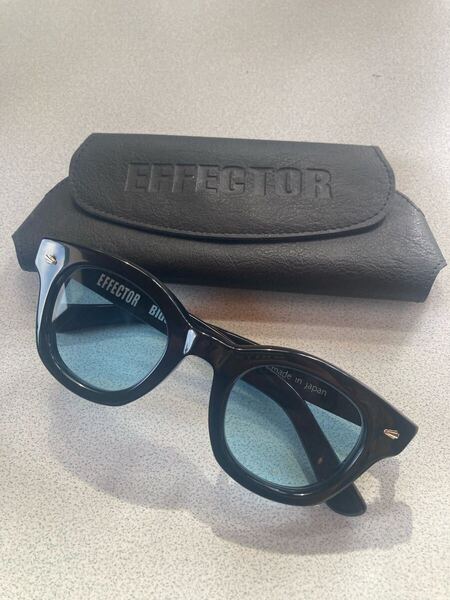美品 effector サングラス BLUES DRIVER メガネ エフェクター