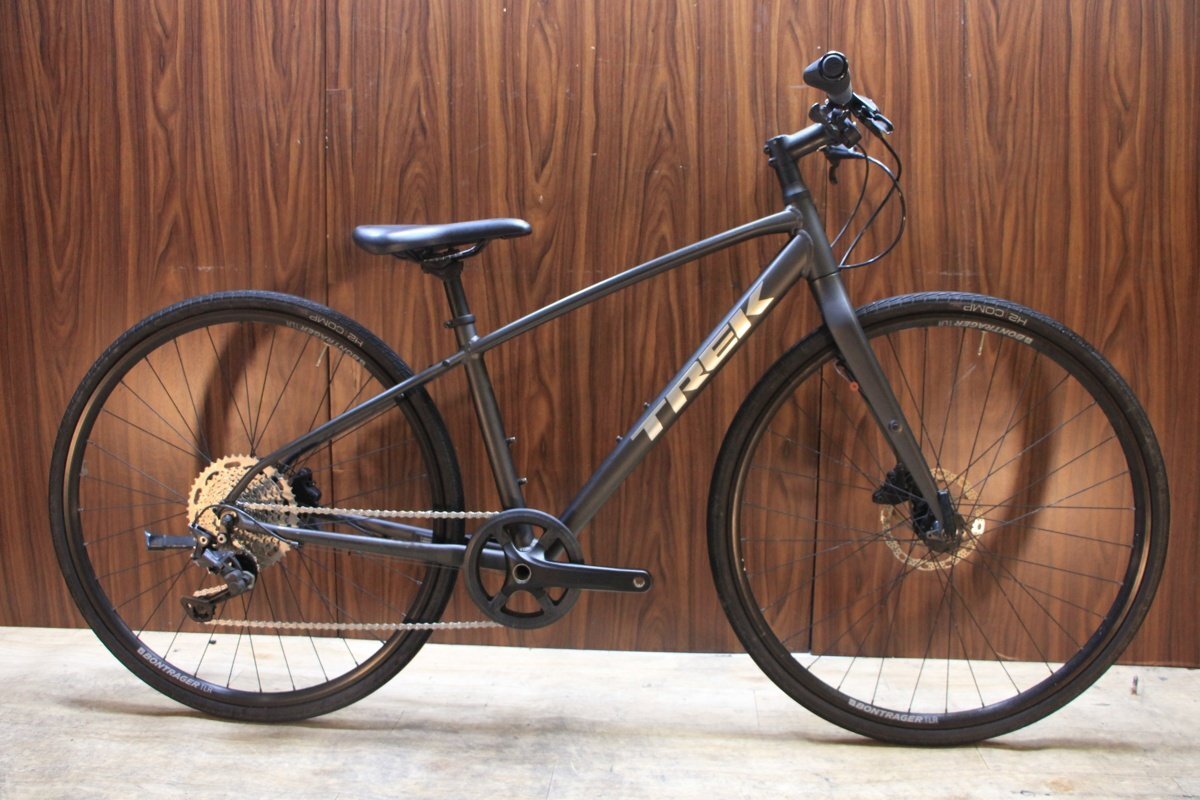 【お渡し方要相談、室内保管・美品】TREK クロスバイクFX3 ブラック trek トレック FX3 ディスク 室内保管 サイズL 転倒なし - メルカリ