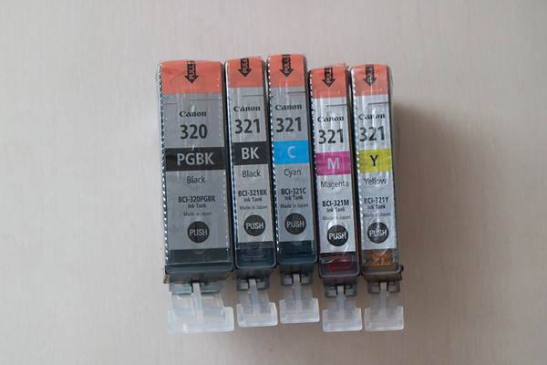 < キヤノン 純正 > Canon BCI-320+321 < 5色 インクカートリッジ BCI-320 PGBK BCI-321 BK C Y M >