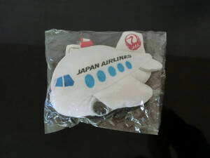 新品 JAL パスケース付き エアプレーン ポーチ ネックストラップ 定期入れ 小銭入れ 財布 国際線搭乗記念 日本航空 飛行機 航空機 非売品
