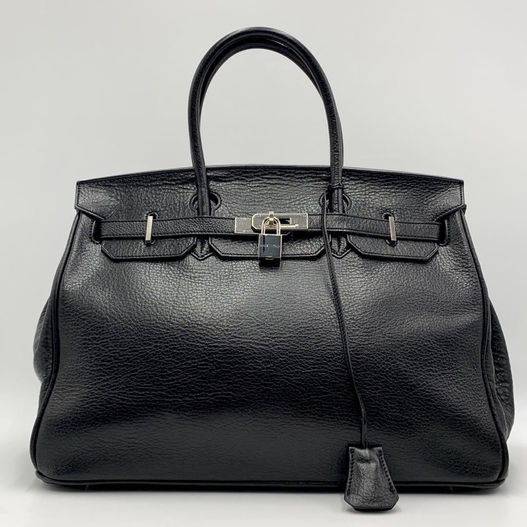良品✨HIGH-CLASS ヘンリーハイクラス ハンドバッグ レザー ブラック Yahoo!オークション -「ヘンリーハイクラス バッグ