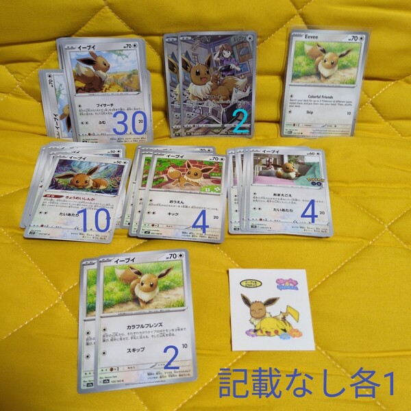 【まとめ売りセット】ポケモンカード イーブイ CHR/C/海外 VMAXクライマックス/s8b/無限回収/ポケモンパンシール/ノーマルカード/英語版