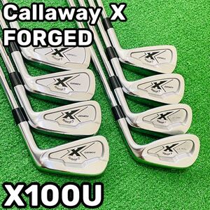 8792 Callaway X FORGED 2007 DG X100U первое поколение Callaway железный 8 шт. комплект мужской правый выгода .3.4.5.6.7.8.9.P бесплатная доставка анонимность рассылка