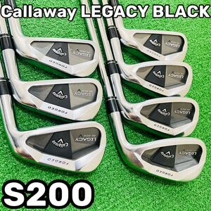 8808 Callaway LEGACY BLACK железный 7шт.@GS95 S200 4.5.6.7.8.9.P Callaway Legacy черный мужской правый выгода . Golf Club