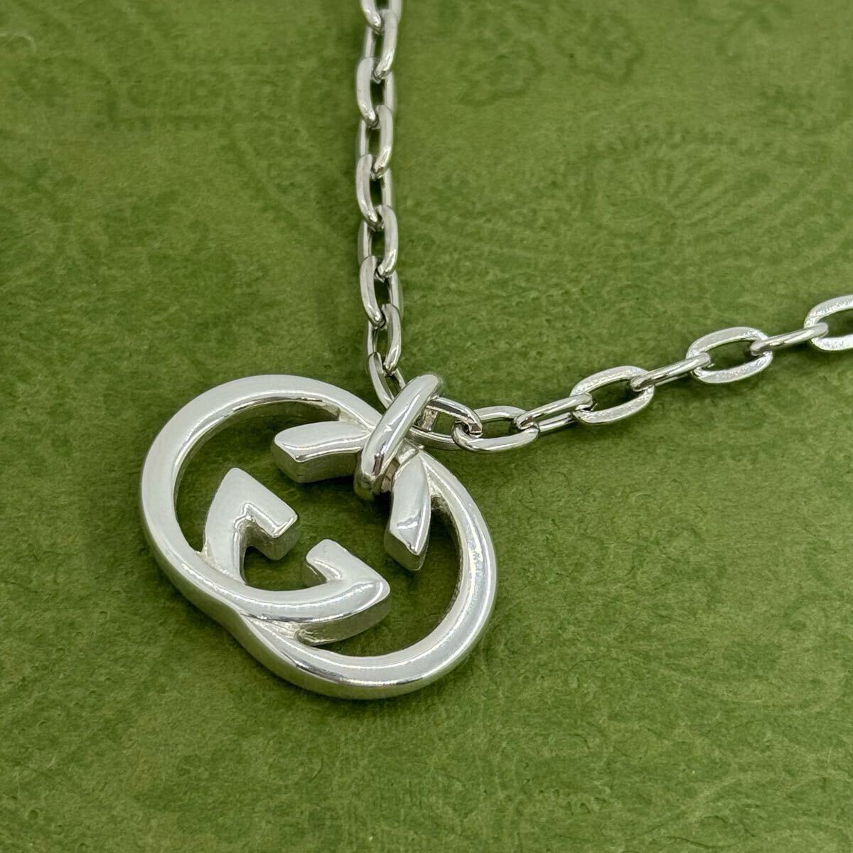 極美品‼️GUCCI インターロッキングネックレスL GUCCI 新品同様品 インターロッキングネックレス 925 極美品