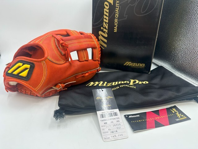 【美品】右投用 ミズノプロ グローブ 内野手用 旧ミズノマーク Yahoo!オークション -「ミズノ マーク」(グローブ) (野球)の落札