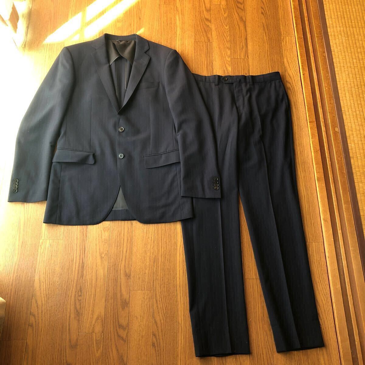 匿名発送　美品　5351プールオム　1Bスーツセットアップ　ブラック　サイズ1 匿名発送 美品 5351プールオム 1Bスーツセットアップ ブラック