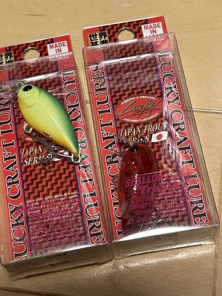 ラッキークラフト▲シャロー クラピー▲スジコ&グリーンチャート▲トラウト ニジマス 管釣りに メバル チヌ ハゼにも▲定価1540円