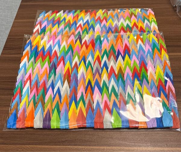 ハンドメイド 折り鶴 500羽 折り鶴シャワー 壁面