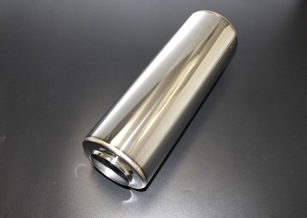 ワンオフ用50φデュアルサイレンサー楕円タイコ／ショートタイプ【D50W-ST】 ワンオフ用／50φデュアルサイレンサー／Sサイズ楕円タイコ【D50W