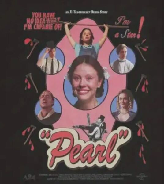 Lサイズ PEARL Tシャツ パール A24 ホラー 映画 ミア・ゴス