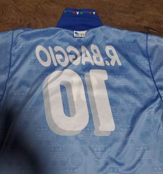 1994年 WC USA イタリア代表 ロベルト・バッジョ diadora MADE IN ITALY 検/ 94 FIFA WORLD CUP ITALIA ROBERTO BAGGIO ワールドカップ Y2K
