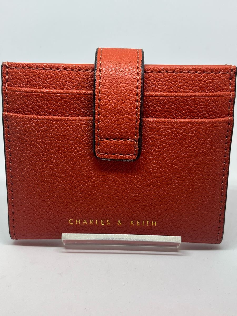 CHARLES & KEITH カードケース　カード入れ　レザー　ブラウン　二つ