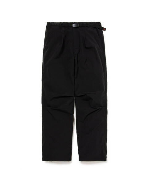 美品24SS 別注★nonnative【ノンネイティブ】WALKER ST EASY PANTS POLY RIPSTOP STRETCH by GRAMICCI 4 BLACK★グラミチ パンツ comoli