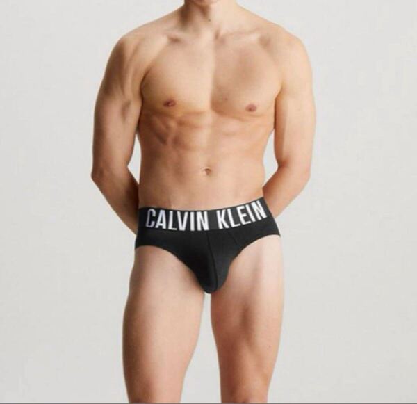 Calvin klein カルバンクライン メンズビキニ S(XS) 黒 ブラック ビキニブリーフ メンズブリーフ コットンストレッチ 男性ブリーフ