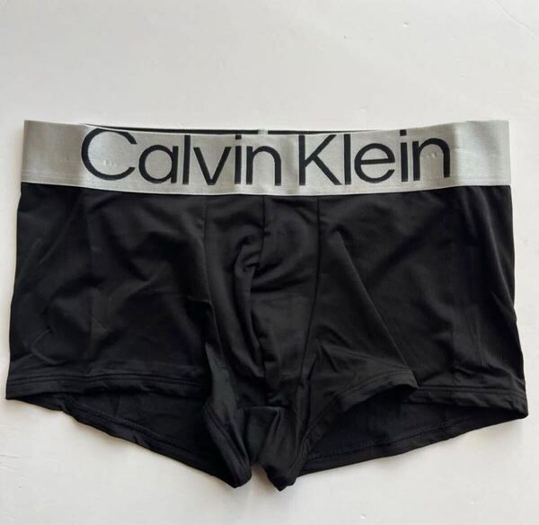 Calvin klein カルバンクライン ローライズボクサー L(M) 黒 ナイロンストレッチ ボクサーパンツ メンズパンツ 男性インナー 下着