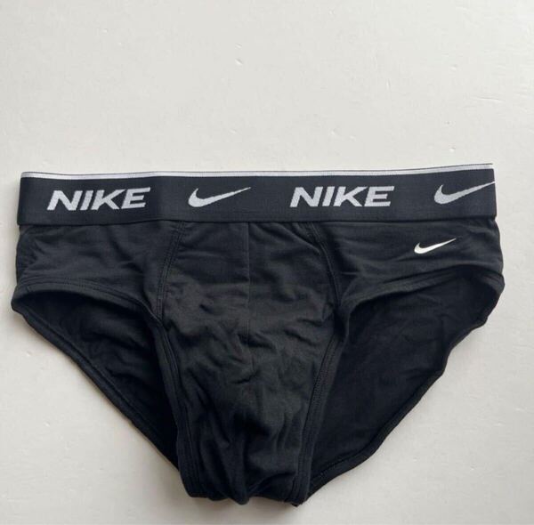 NIKE ナイキ メンズビキニ S(XS) 黒 ビキニブリーフ ブラック メンズインナー コットンストレッチ 男性ブリーフ 男性インナー