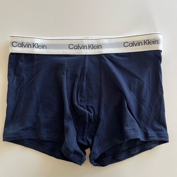 Calvin klein カルバンクライン メンズボクサー L(M) ネイビー ボクサーパンツ メンズパンツ コットンストレッチ 男性インナー 下着