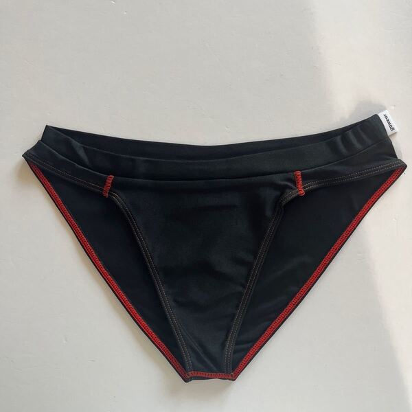 gowear Vシェイプビキニ FLAT ブラック M メンズローライズビキニ 黒 ビキニブリーフ メンズインナーウエア 男性ビキニ 男性下着