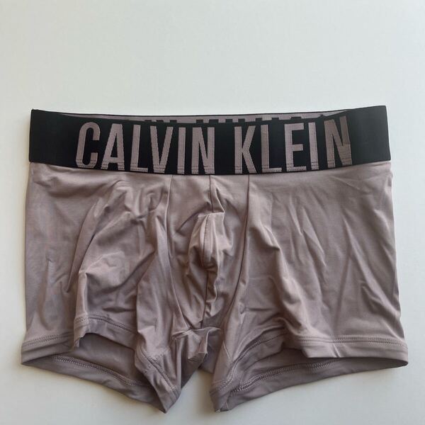 Calvin klein カルバンクライン メンズボクサー M(S) サンドブラウン ナイロンストレッチ メンズパンツ メンズインナー 男性パンツ