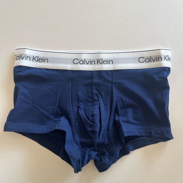 Calvin klein カルバンクライン ローライズボクサー S(XS) ネイビー ボクサーパンツ メンズパンツ コットンストレッチ 男性下着