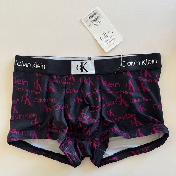 【訳あり品】 Calvin klein カルバンクライン ローライズボクサー M(S) 黒 ナイロンストレッチ ボクサーパンツ メンズパンツ 下着