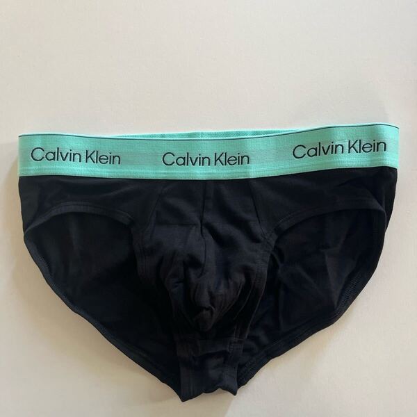 Calvin klein カルバンクライン メンズビキニ M(S) 黒 メンズインナー ビキニブリーフ コットンストレッチ 男性ブリーフ 男性下着