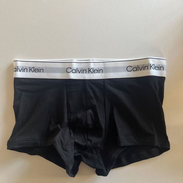 Calvin klein カルバンクライン ローライズボクサー S(XS) ブラック 黒 コットンストレッチ ボクサーパンツ メンズパンツ 男性下着