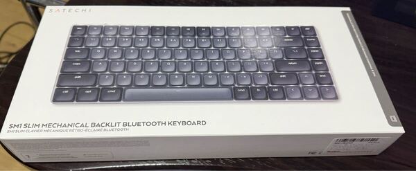 Satechi SM1 メカニカル キーボード ワイヤレス 84キー Bluetooth US英語配列 Mac Windowsに対応 キーキャップ交換 (ダークグレー/グレー)