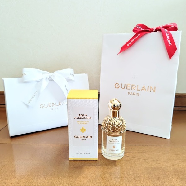 【未使用 GUERLAIN】ゲラン:アクアアレゴリア ベルガモット カラブリア 75ml オードトワレ 新品 ギフトボックス入り 中ショッパー付き