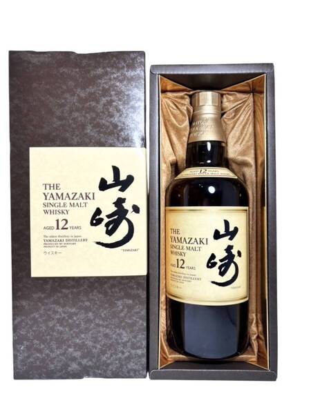 【送料無料!!未開栓】SUNTORY サントリー シングルモルトウイスキー 山崎12年 700ml 43% 箱付き