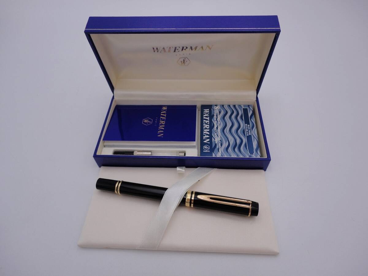 Waterman - WATERMAN　ウォーターマン　万年筆　18K　750　社名刻印あり Waterman - WATERMAN ウォーターマン 万年筆 18K 750 社名刻印