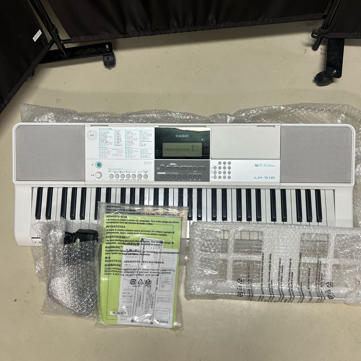 Casio LK-516 譜面台など付属品多数! 2025年最新】Yahoo!オークション -lk516の中古品・新品・未使用
